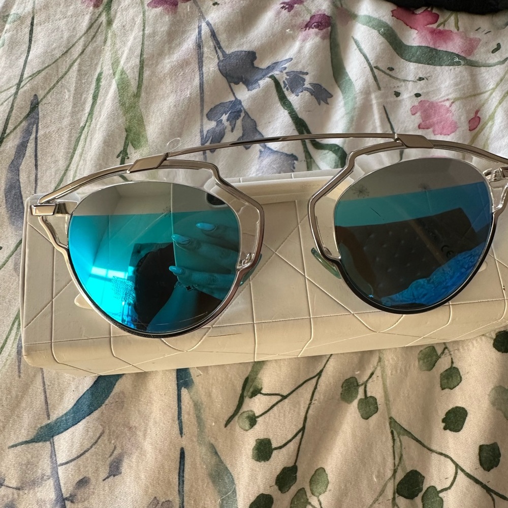 Christian Dior Sunglasses blue frame